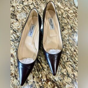 Jimmy Choo chocolate pumps